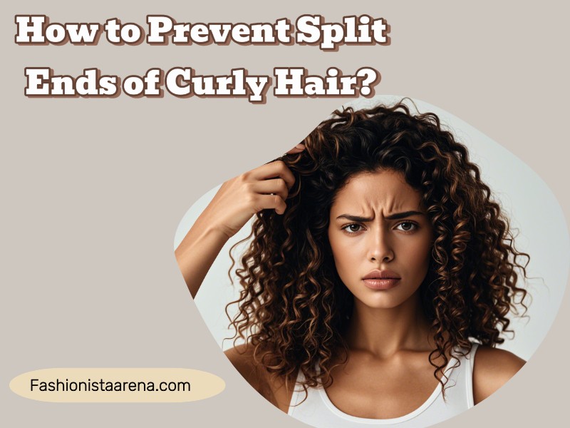 A guide on preventing split ends in curly hair, featuring tips and techniques for maintaining healthy curls.