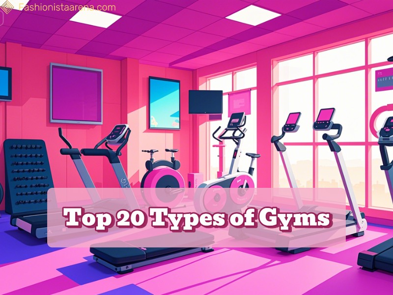 An image showing Top 20 Types Gyms for gym members and owners