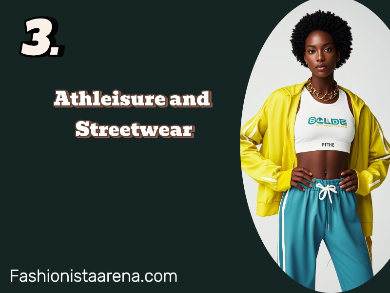 A collage showcasing the top three athleisure and streetwear brands, highlighting their unique styles and designs.