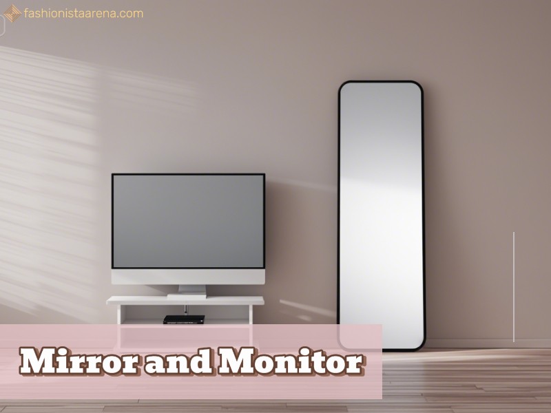 Mirror and Monitor placing in gym room