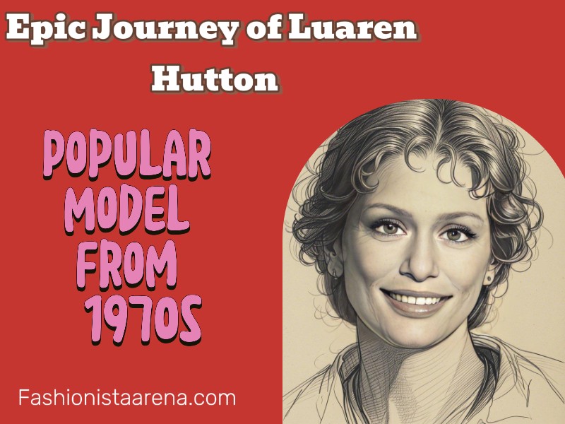 Cover of "Epic Journey of Laura Hutton," featuring the popular model from the 1910s, showcasing her iconic style and grace