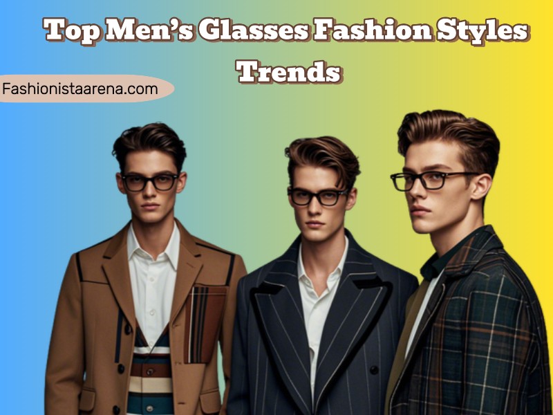 A variety of fashionable men's glasses representing the latest trends and styles in eyewear for the discerning male consumer.