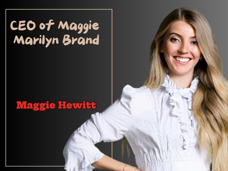 Image of Maggie Hewitt, CEO of the Maggie Marry brand, showcasing her leadership and vision in the fashion industry